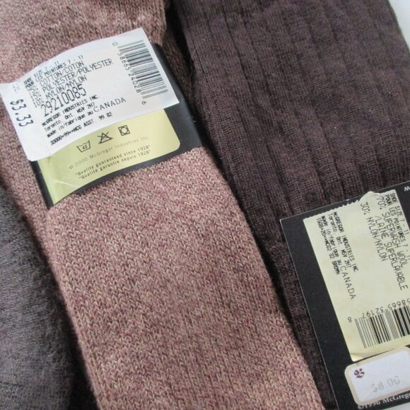 3 Pairs Mens Socks McGregor Wool Cotton NWT no stretch - Picture 4 of 10